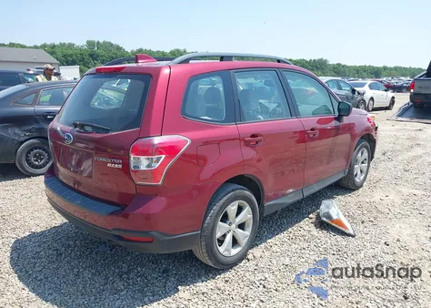 2016 Subaru Forester 2.5I from USA, damaged, VIN JF2SJABC2GH511127